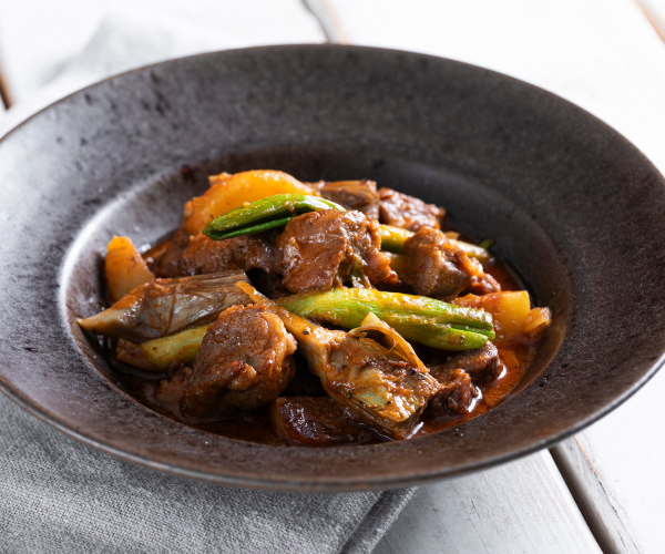 Ragoût d'agneau aux artichauts