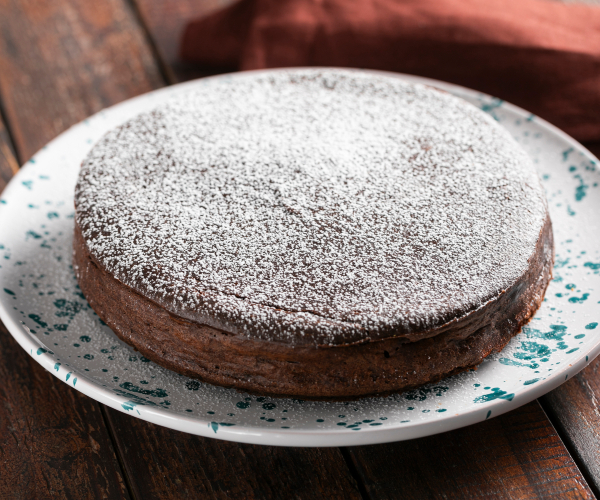 Gâteau à la ricotta et au cacao sans farine