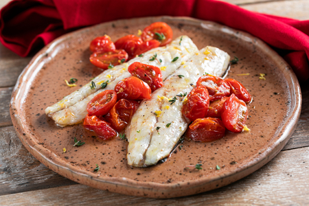 Loup de mer à la friteuse à air