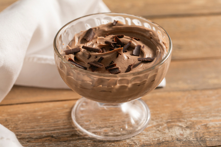 Crème diplomate au chocolat et mascarpone