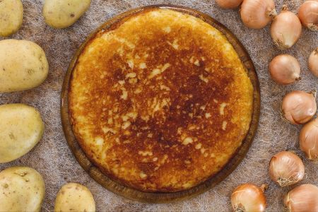 Frico avec pommes de terre et oignons