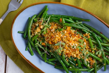 Haricots verts à l'ail