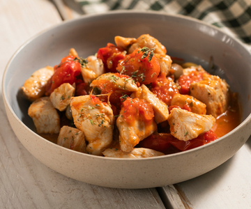 Bouchées de poulet à la méditerranéenne