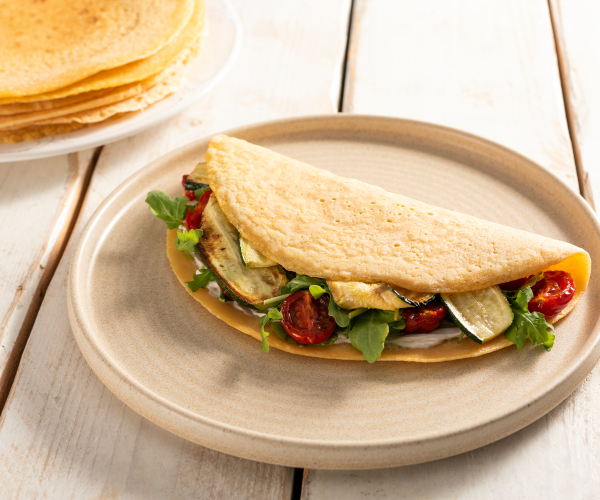 Crêpes aux lentilles
