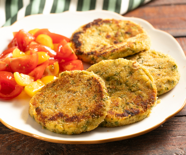 Burger aux haricots verts et pommes de terre