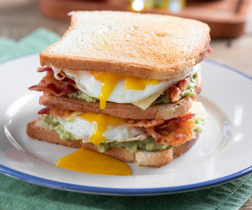 Sandwich petit?déjeuner canadien