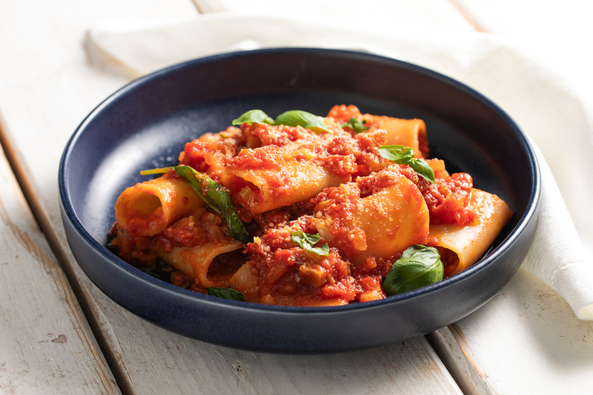 Paccheri à la napolitaine