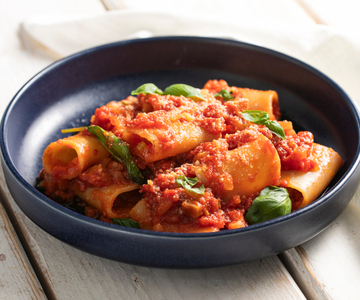 Paccheri à la napolitaine