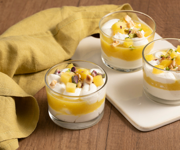 Mousse de ricotta et d'ananas
