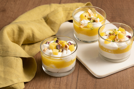 Mousse de ricotta et d'ananas