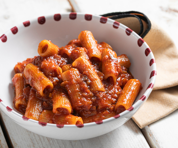 Pâtes au ragù d'aubergine