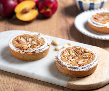 Tartelettes à la confiture de pêches