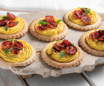 Tartelettes salées à la tomate
