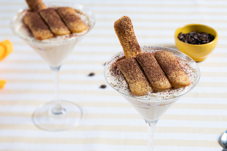 Tiramisu au café avec des Pavesini