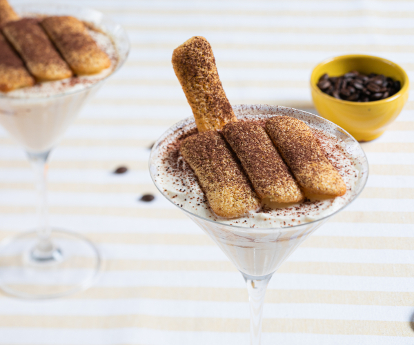 Tiramisu au café avec des Pavesini