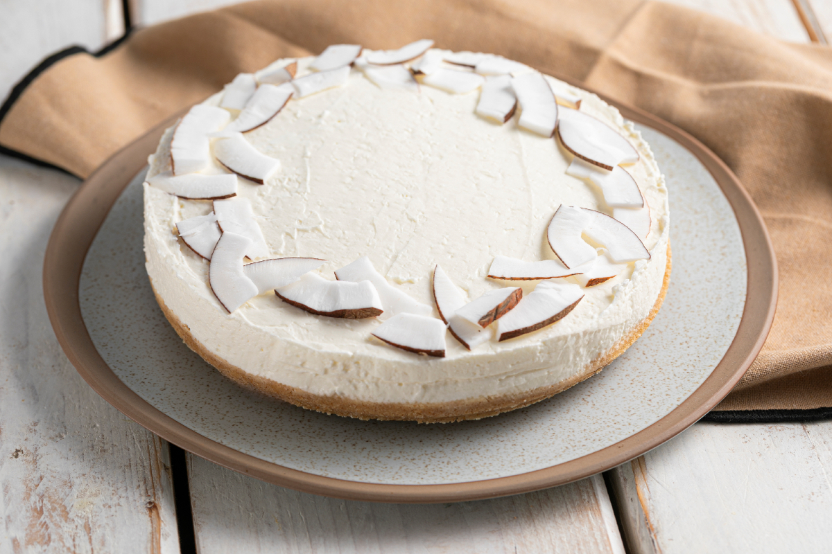 Cheesecake au coco