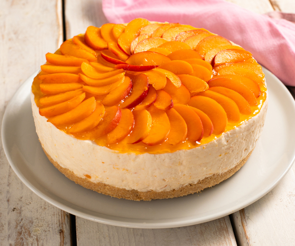 Cheesecake aux abricots sans lactose