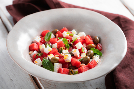 Salade de pastèque et feta