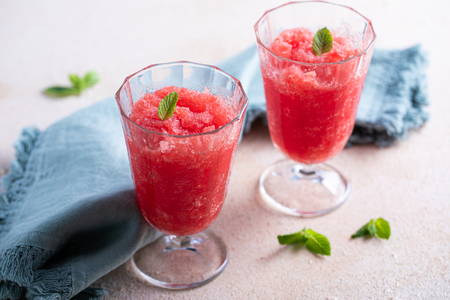 Sorbet à la pastèque sans sorbetière