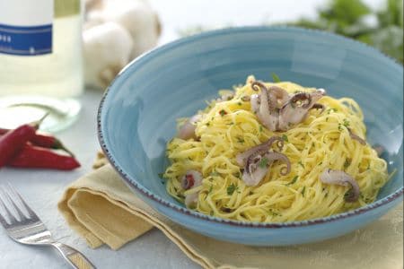 Tagliolini aux petits poulpes