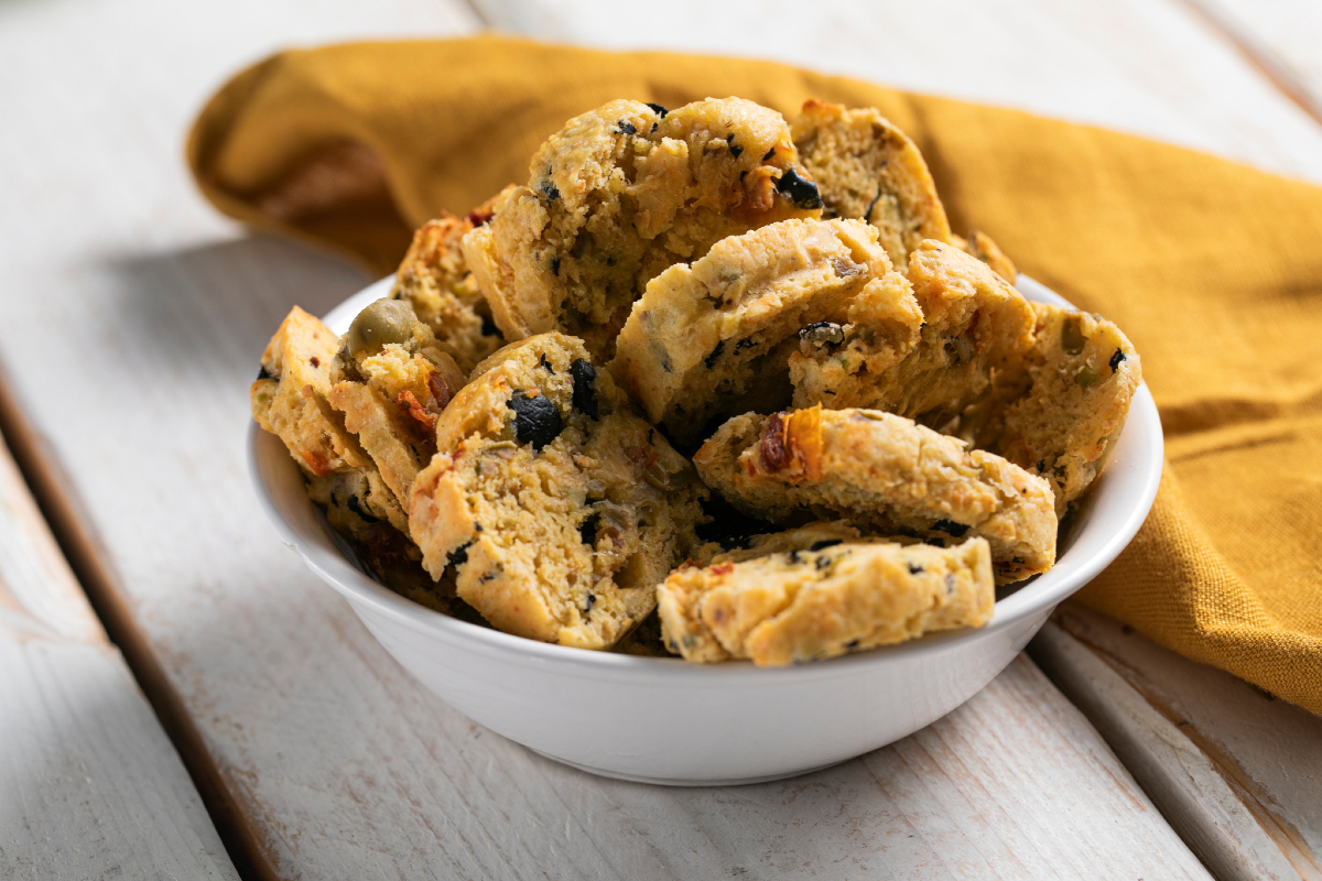 Biscuits salés aux olives