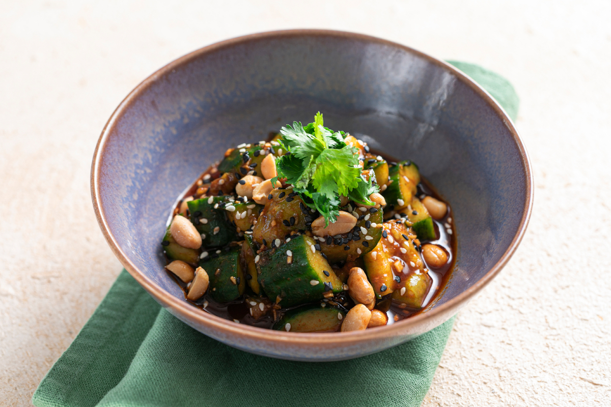 Salade de concombres à l'orientale
