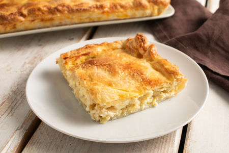 Tarte feuilletée aux pommes et à la ricotta