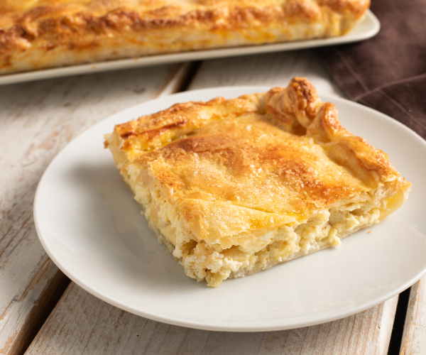 Tarte feuilletée aux pommes et à la ricotta