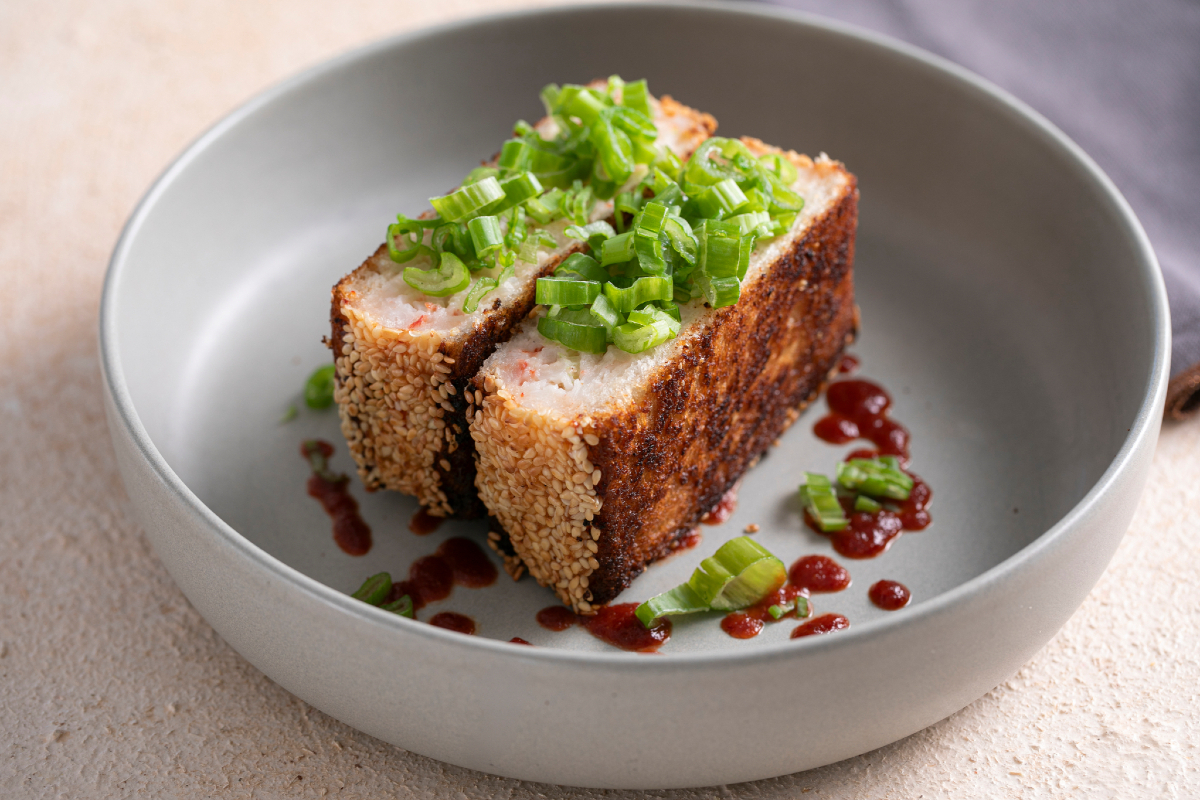 Toast aux crevettes