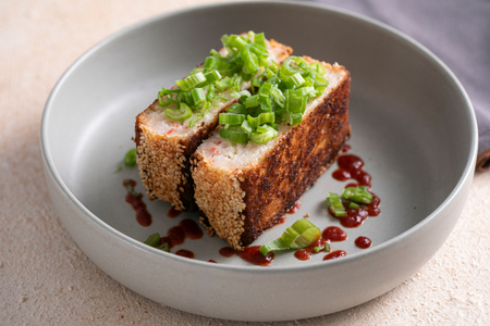 Toast aux crevettes