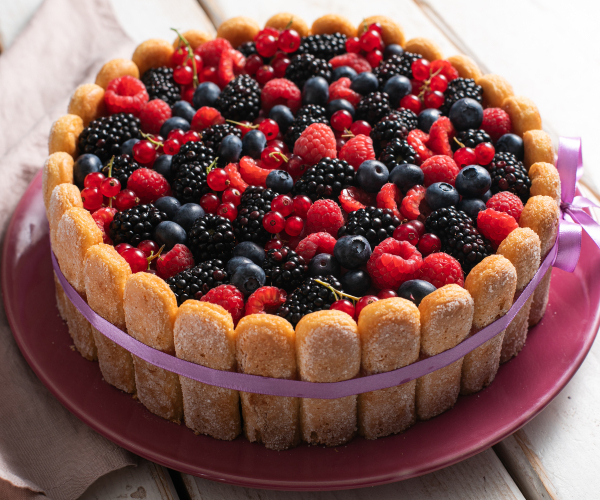 Charlotte aux fruits rouges