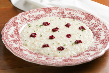 Risotto à la betterave et robiola