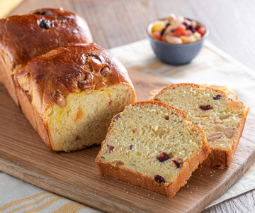 Brioche aux fruits secs