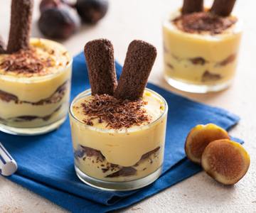Tiramisu aux figues et Pavesini