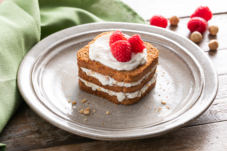 Dessert aux biscottes et au yaourt
