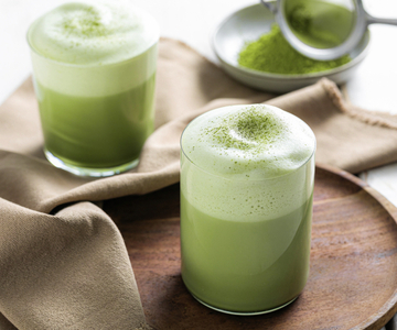 Latte au matcha