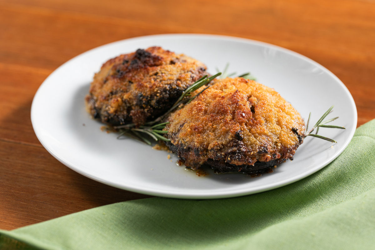 Champignons portobello farcis végétariens