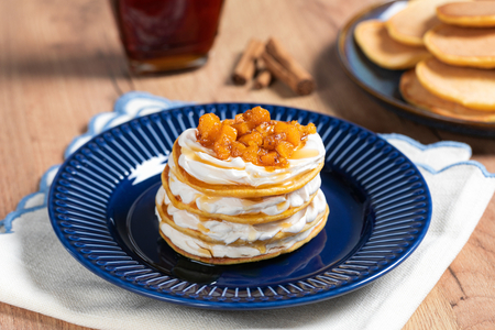 Pancakes vegan à la citrouille