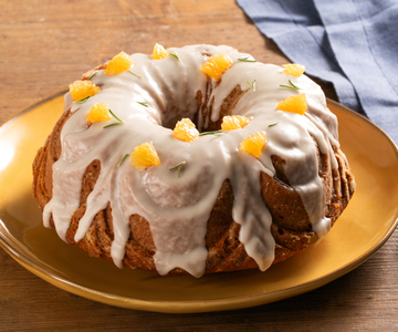 Gâteau aux agrumes et au gingembre