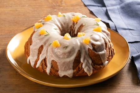 Gâteau aux agrumes et au gingembre