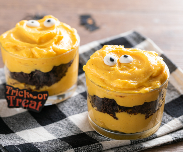 Dessert à la cuillère pour Halloween
