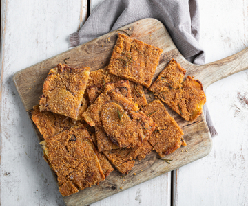 Galette de pommes de terre et d'oignons