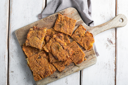 Galette de pommes de terre et d'oignons