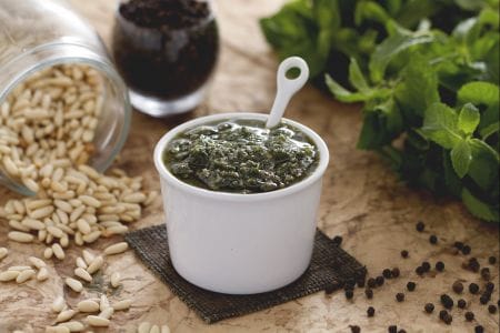 Pesto à la menthe