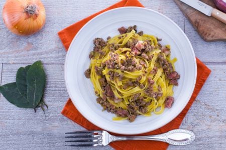 Tagliatelles au ragoût blanc