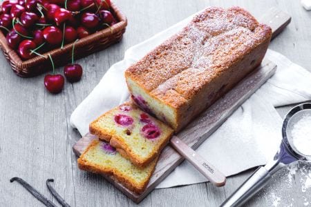Cake aux cerises