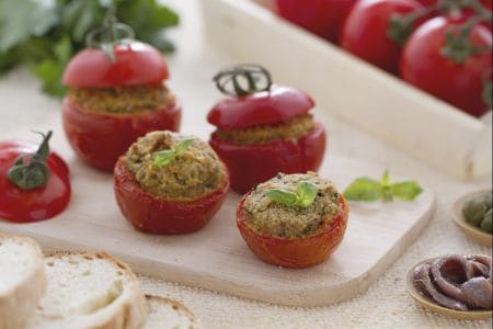 Tomates gratinées à la pugliese