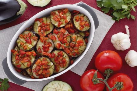Aubergines à la sarde