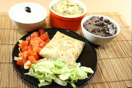 Burrito aux légumes