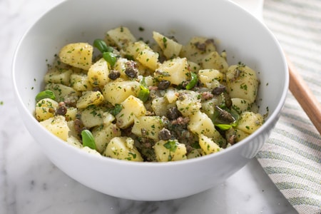 Salade de pommes de terre verte